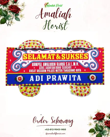 Papan Bunga Ucapan Selamat Negara Aji Tua